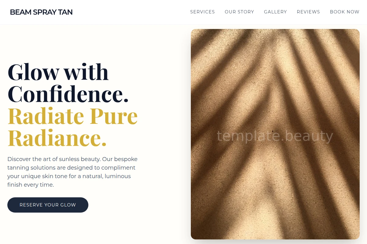 Beam Spray Tan