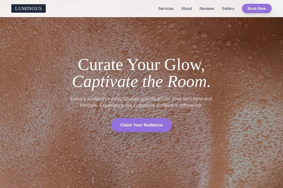 Luminous Spray Tan