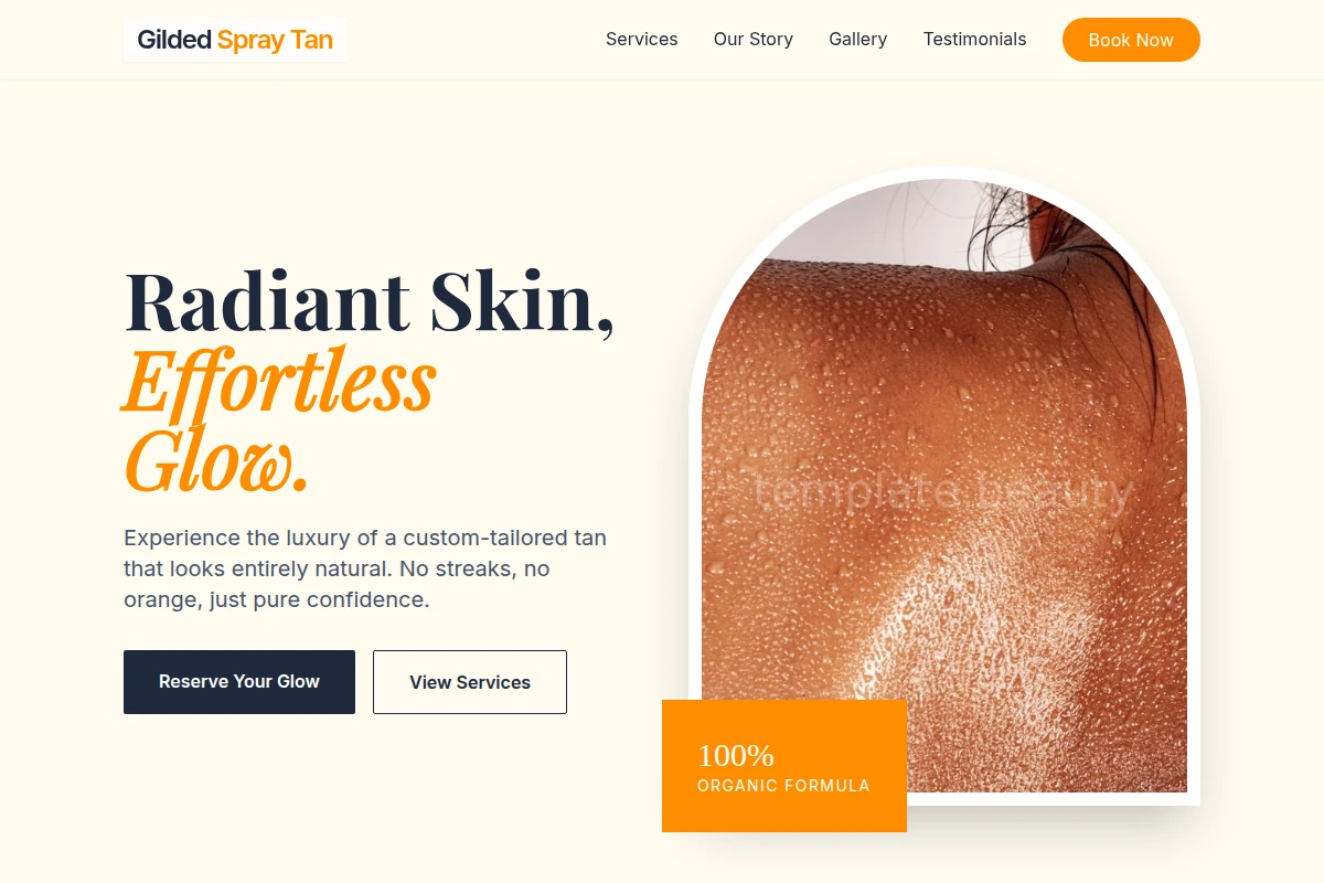 Gilded Spray Tan