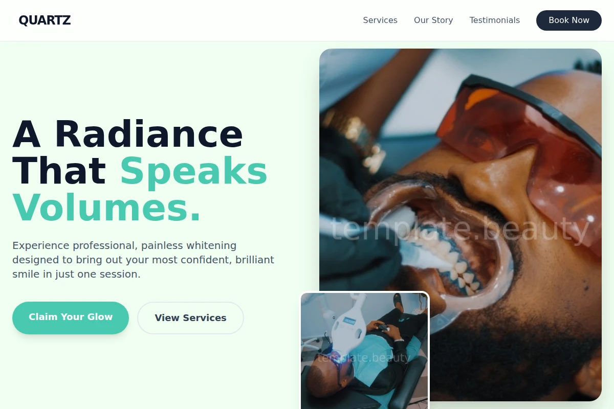 Quartz Teeth Whitening