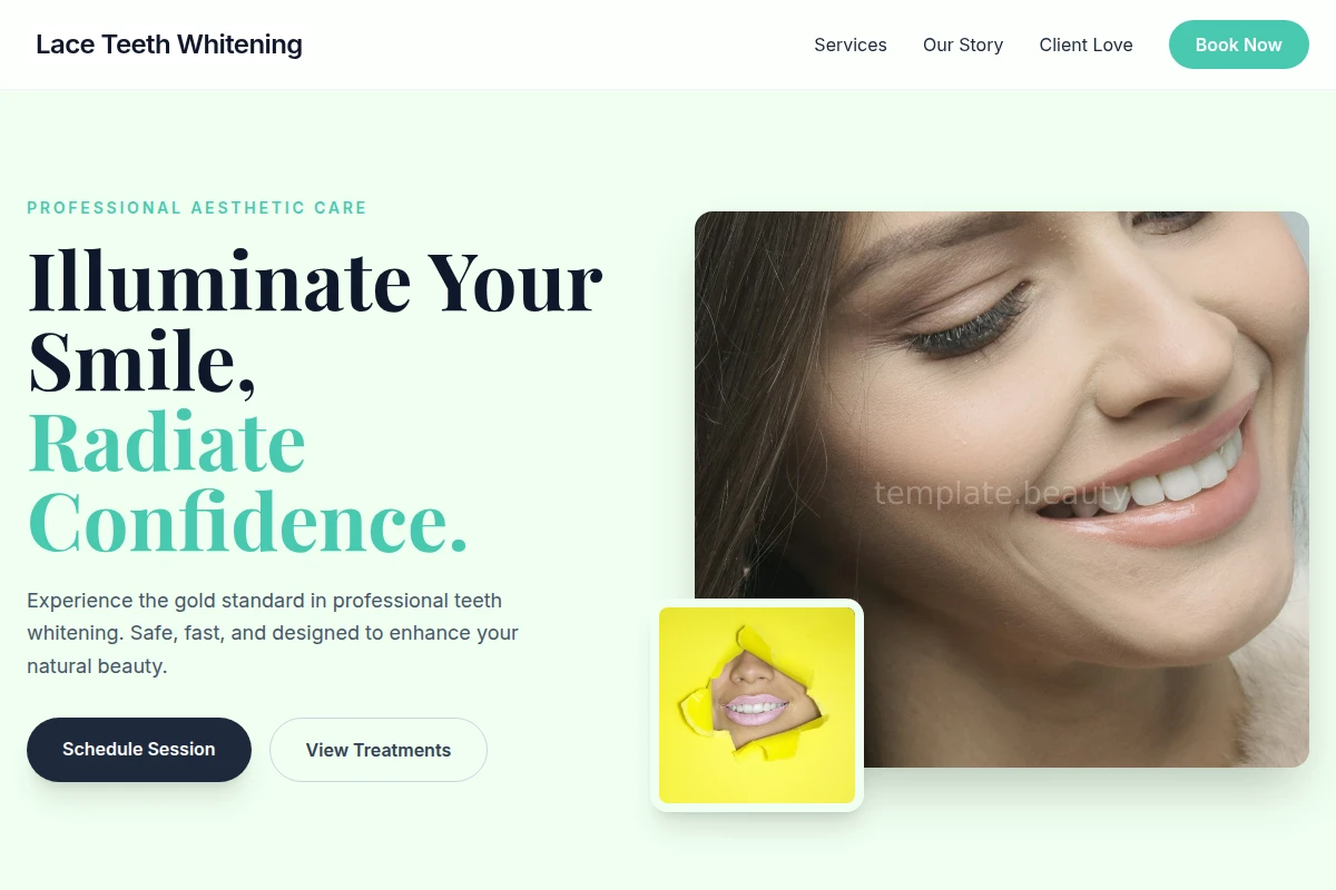 Lace Teeth Whitening