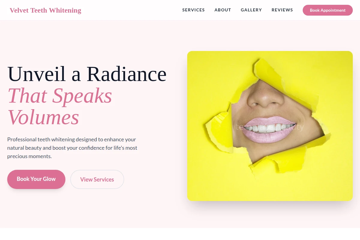 Velvet Teeth Whitening