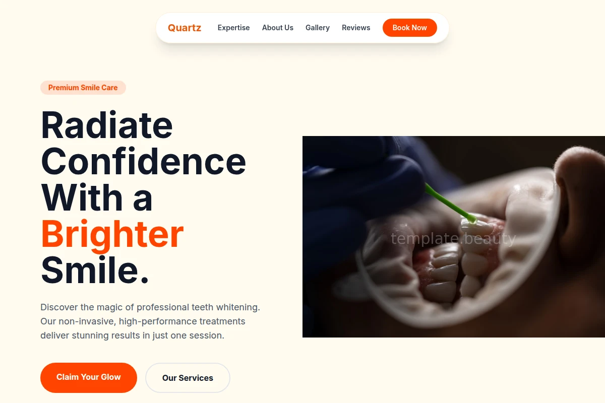 Quartz Teeth Whitening